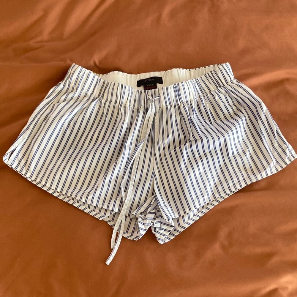 100% Cotton XXXS J. Crew Pajama Shorts
